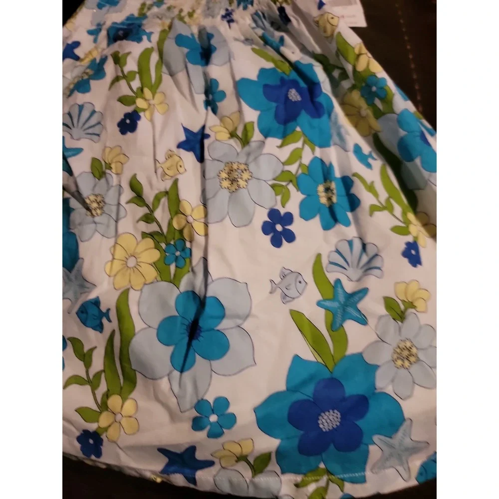Gymboree sea splash‎ fish floral dress size 2t nwt